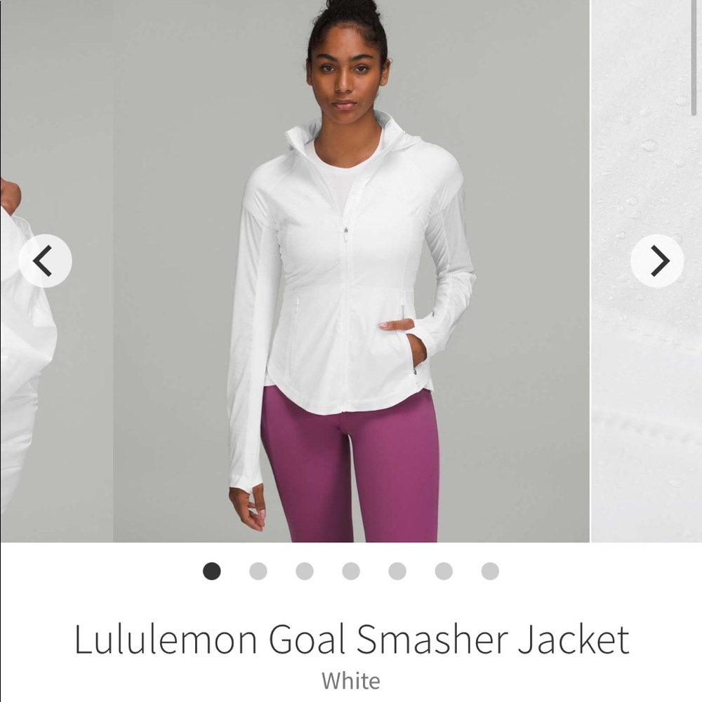 Lululemon goal smasher Jacket - white